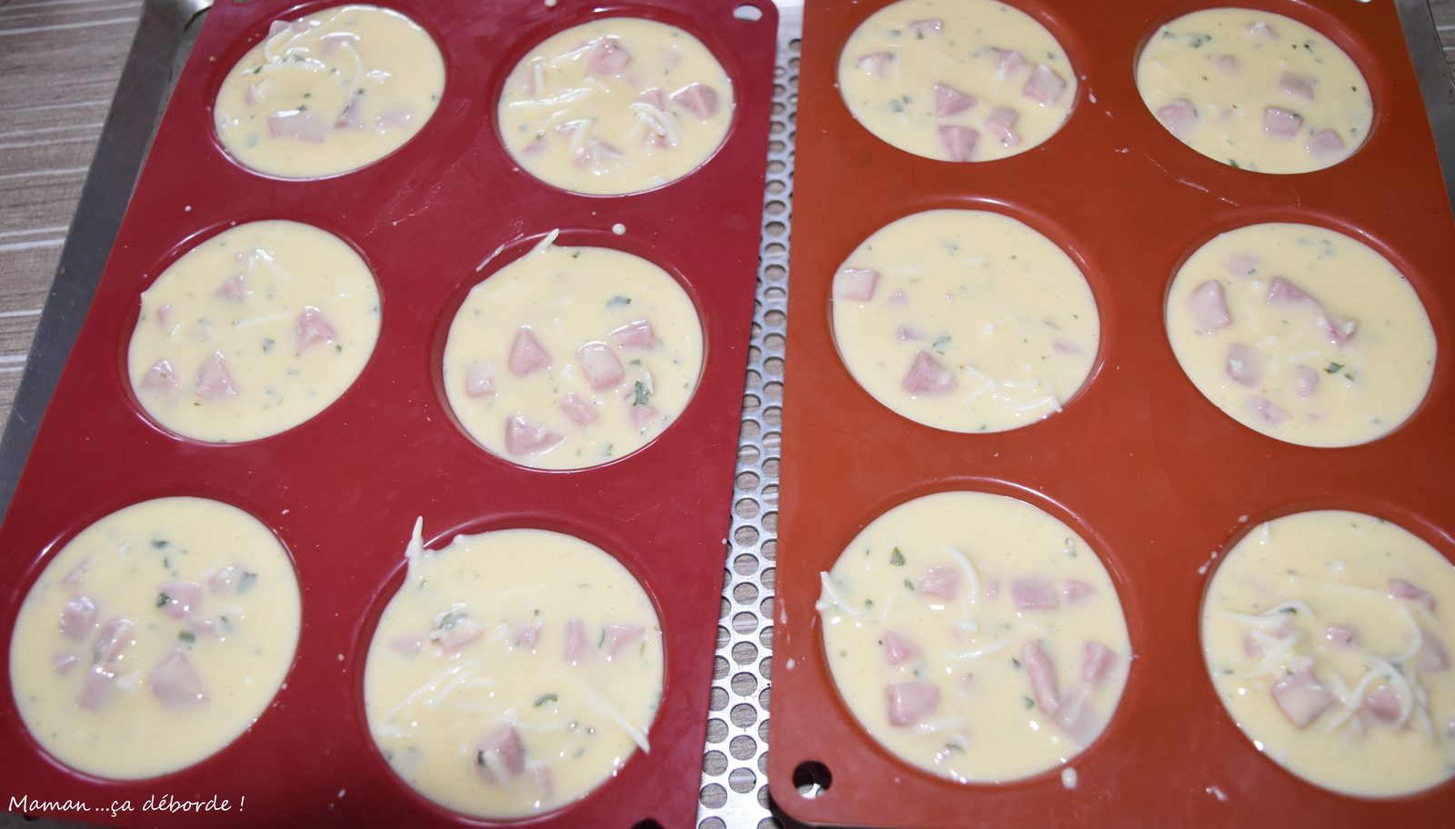 Tartelette soufflée jambon fromage2