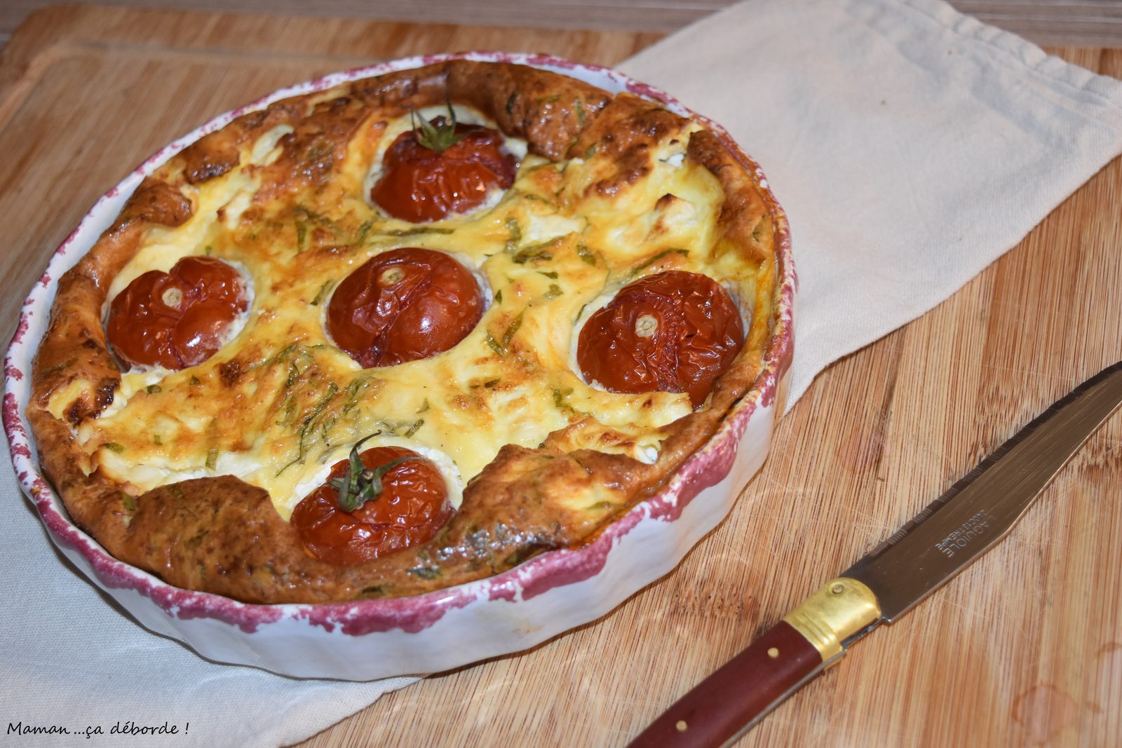 Clafoutis tomate et feta