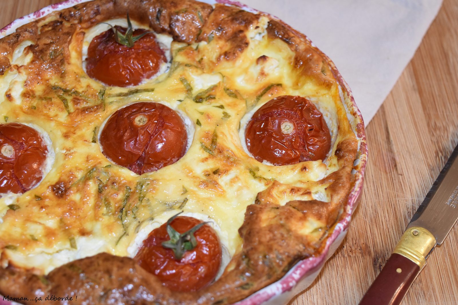 Clafoutis tomate et feta