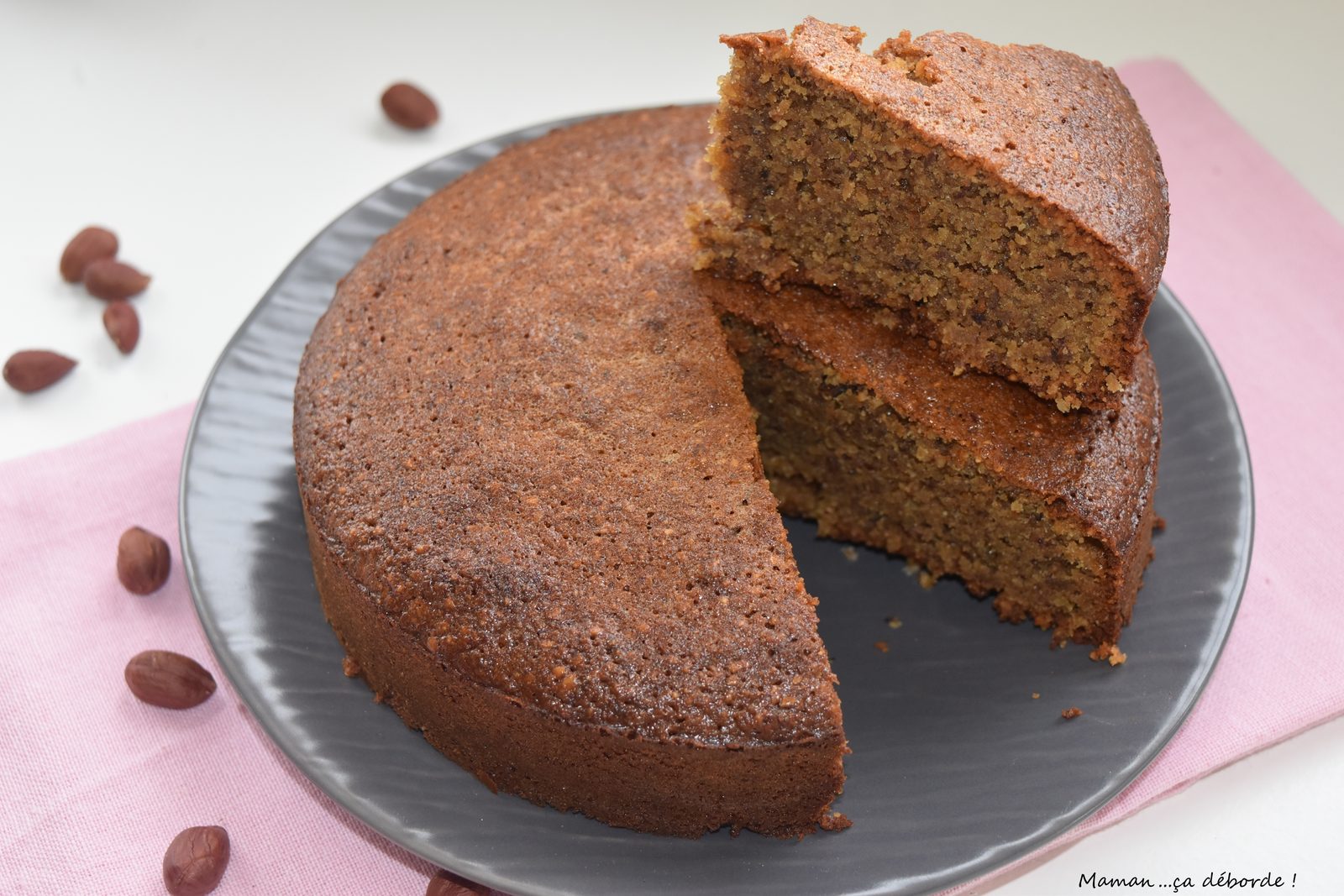 Gâteau aux noisettes et au miel (sans gluten)