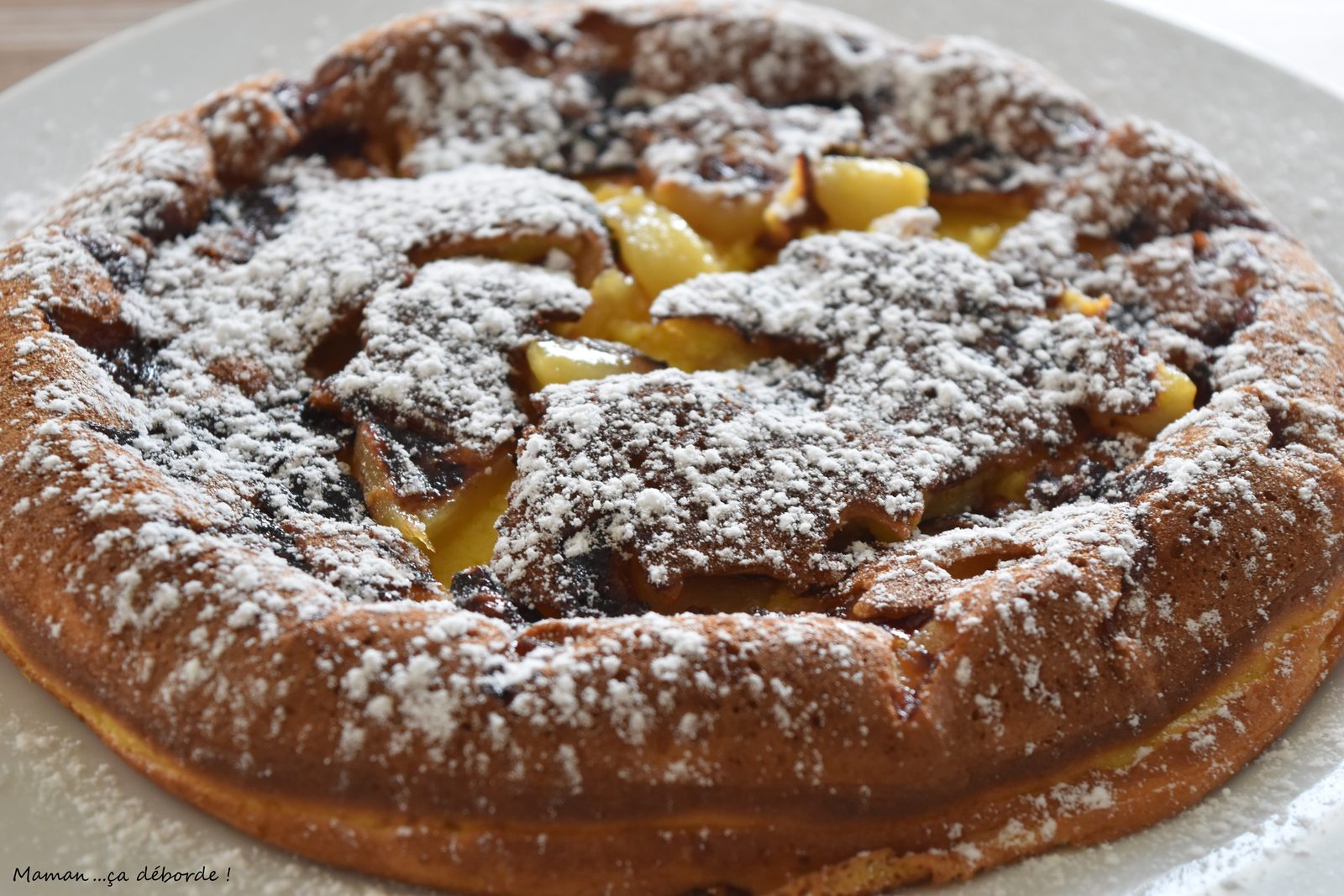 Gâteau aux pommes à la poêle