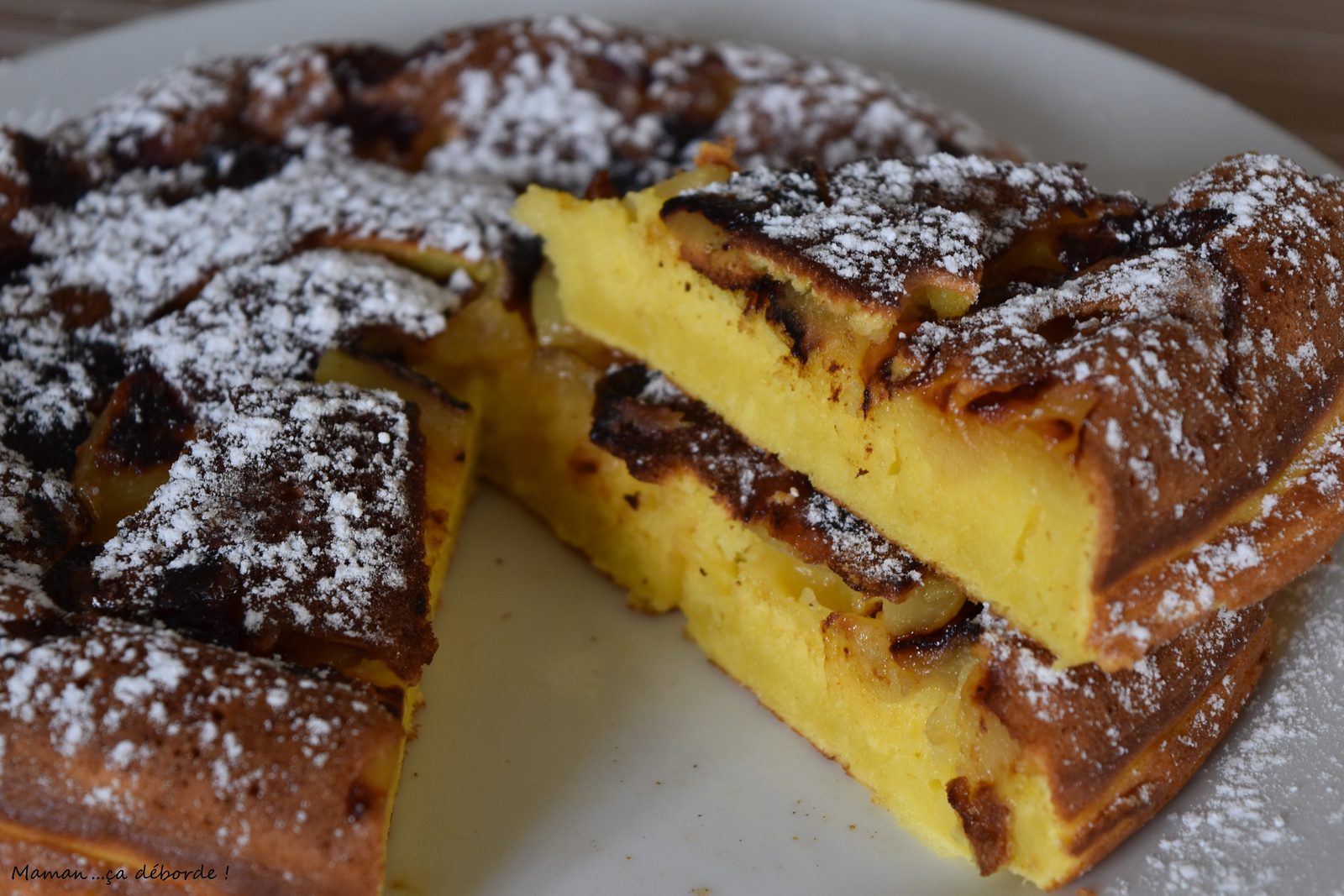 Gâteau de pommes à la poêle