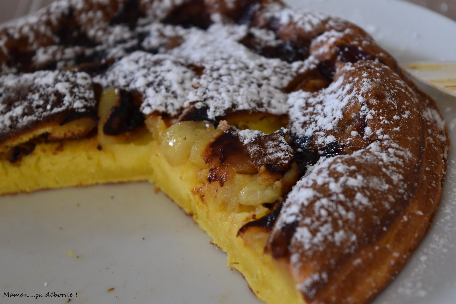 Gâteau aux pommes à la poêle