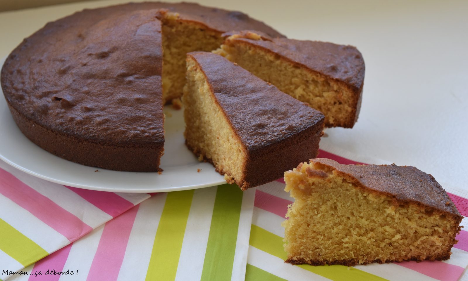 Madeleine géante à la vanille