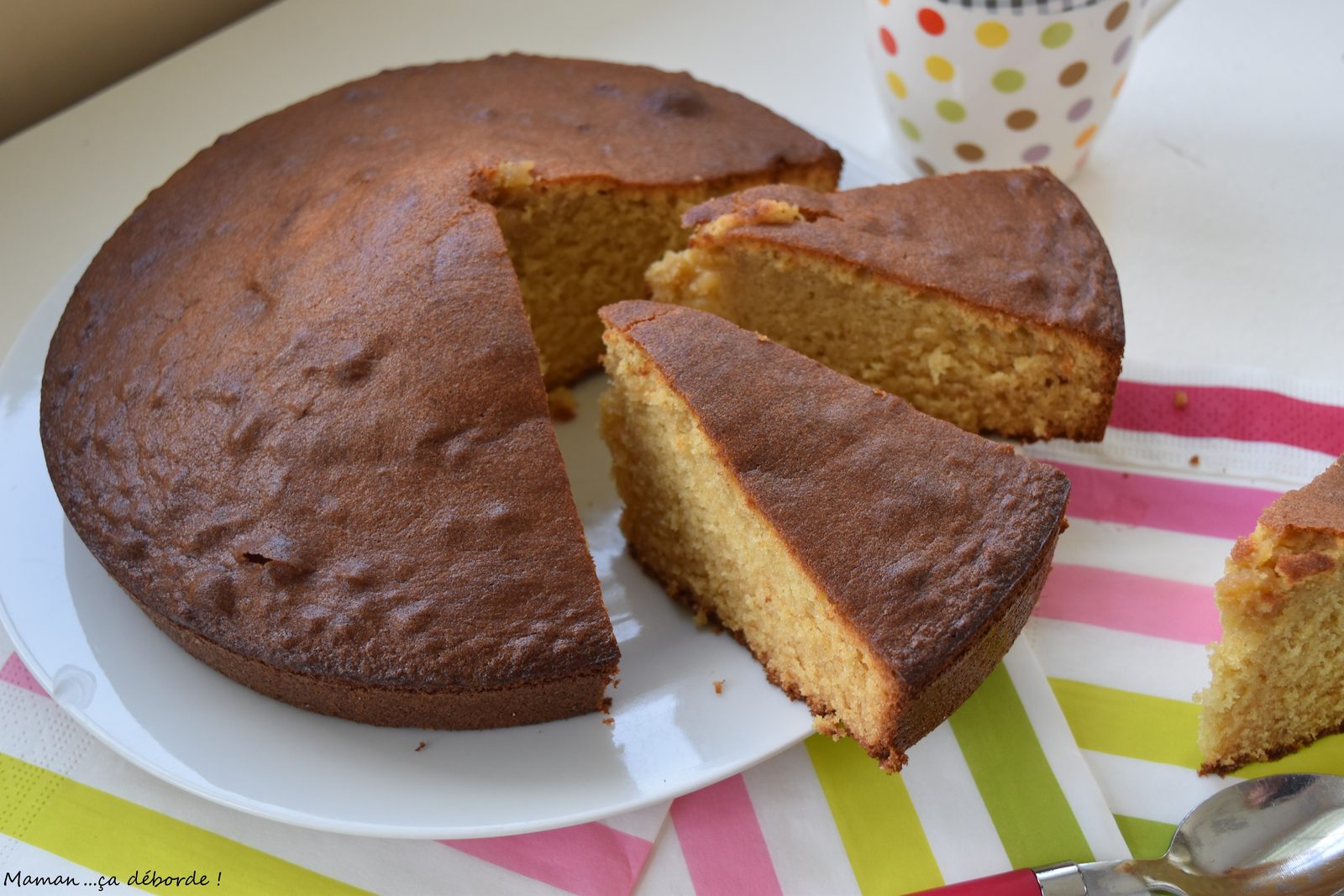 Madeleine géante à la vanille