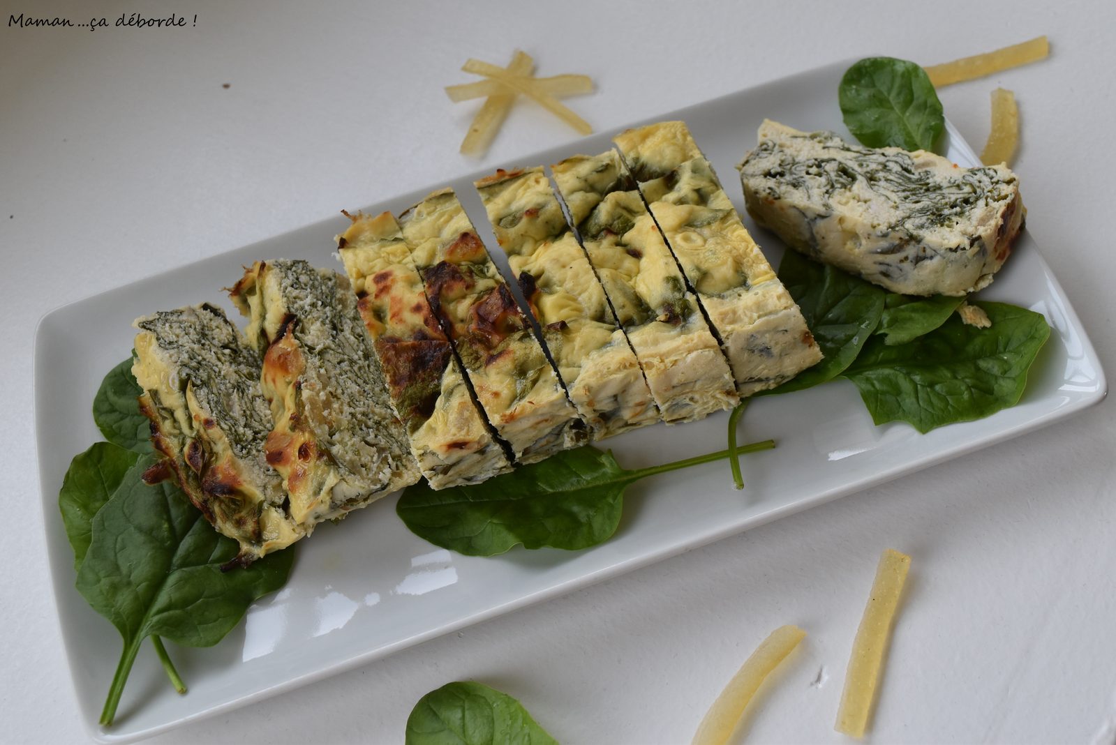 Terrine de poulet aux épinards et citron confit