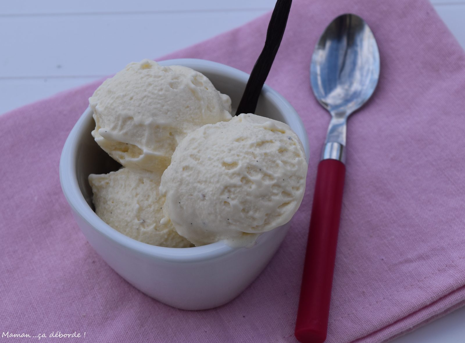 Crème glacée à la vanille