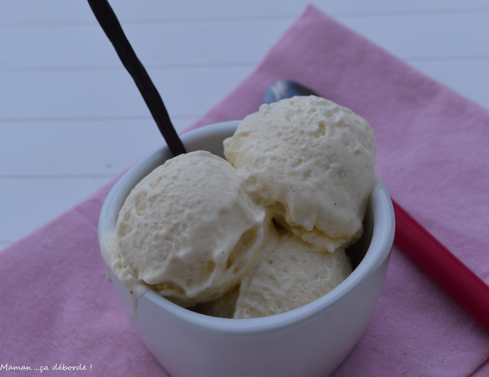 Crème glacée à la vanille