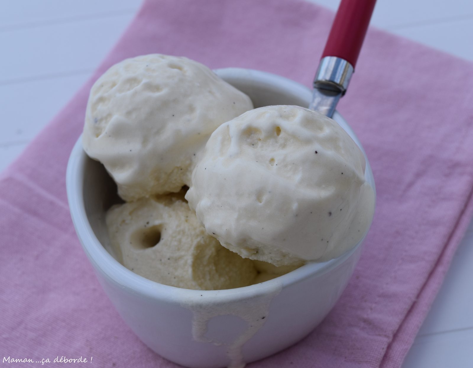 Crème glacée à la vanille