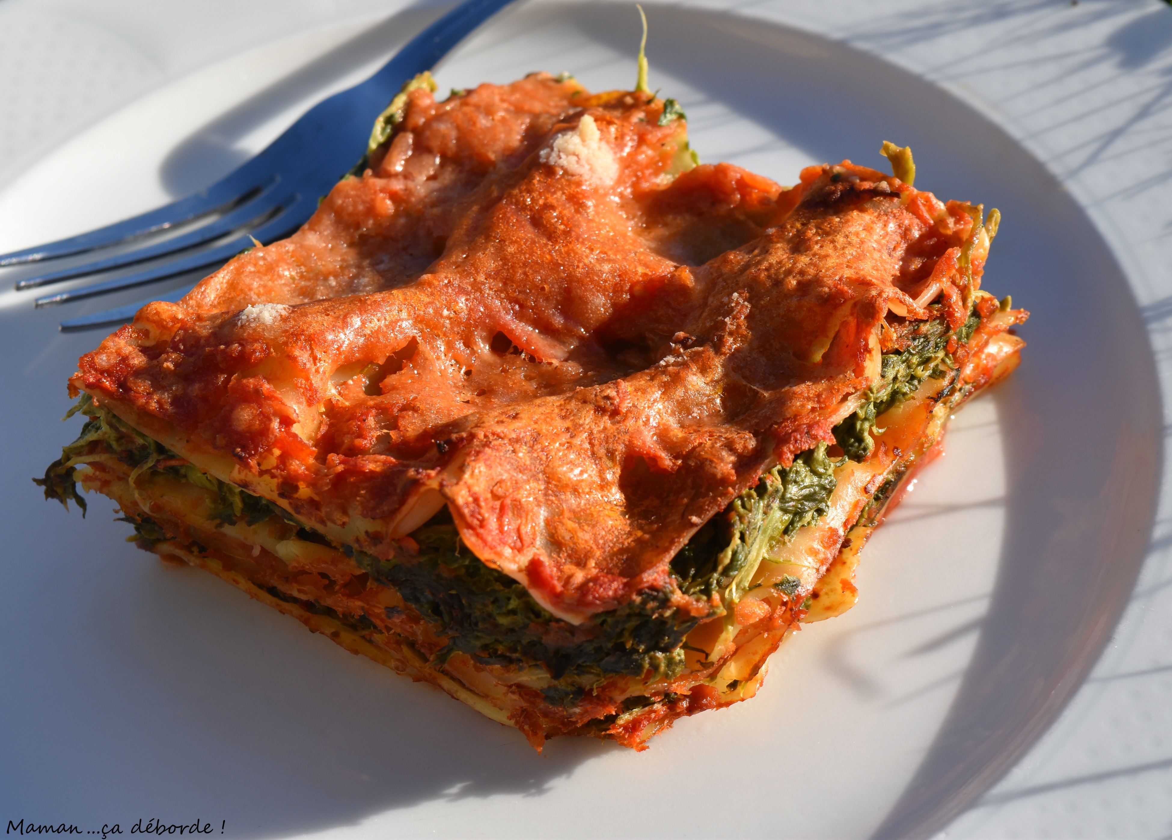 Lasagnes Ricotta Epinards Sauce Tomate