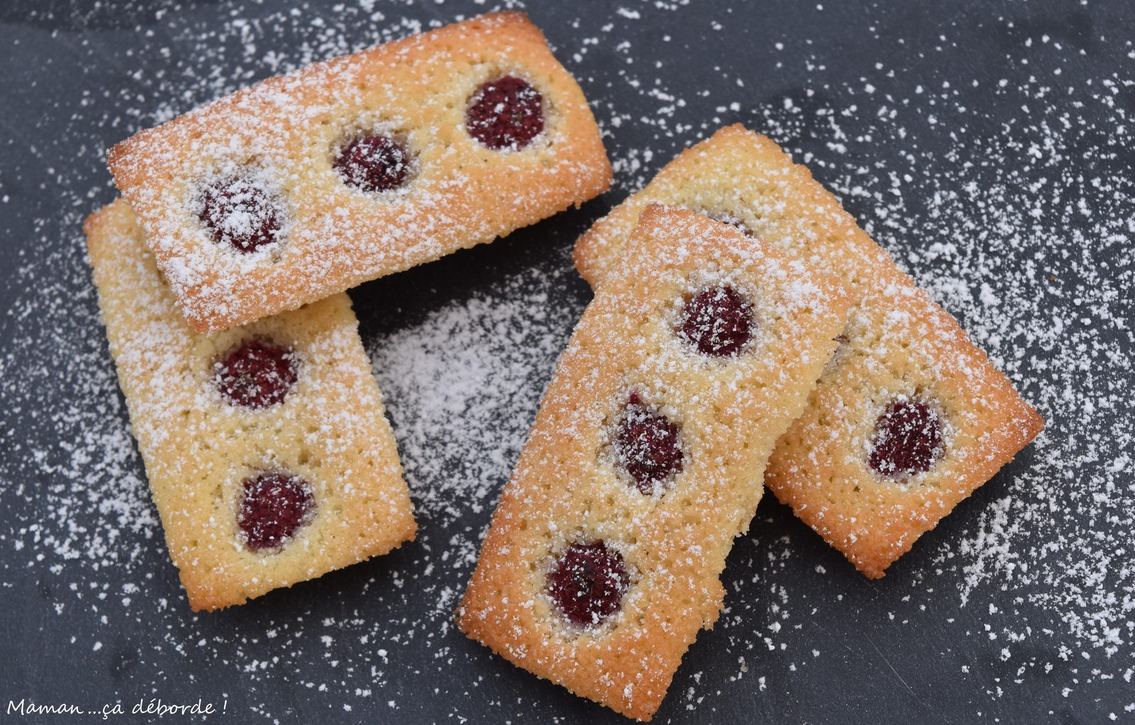 Financiers à la framboise
