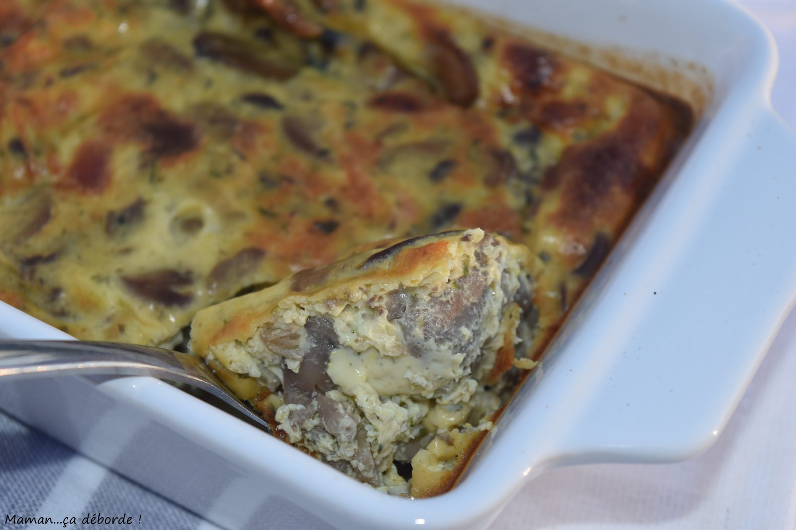Clafoutis aux champignons