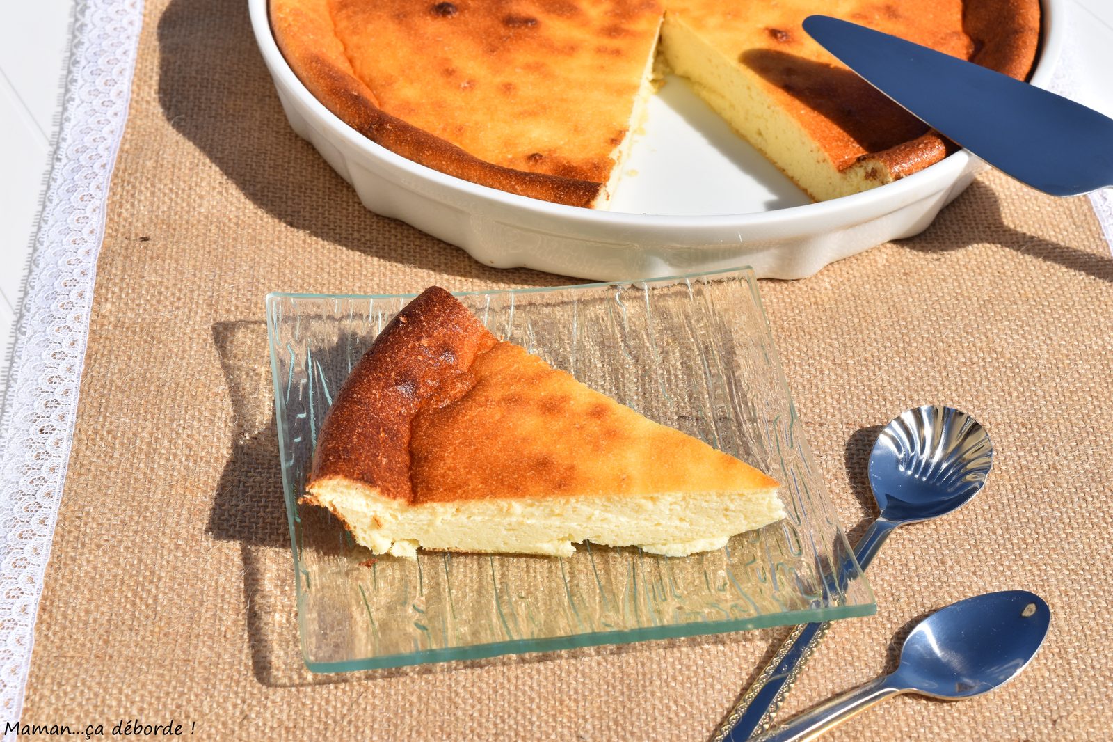 Flan léger au fromage blanc