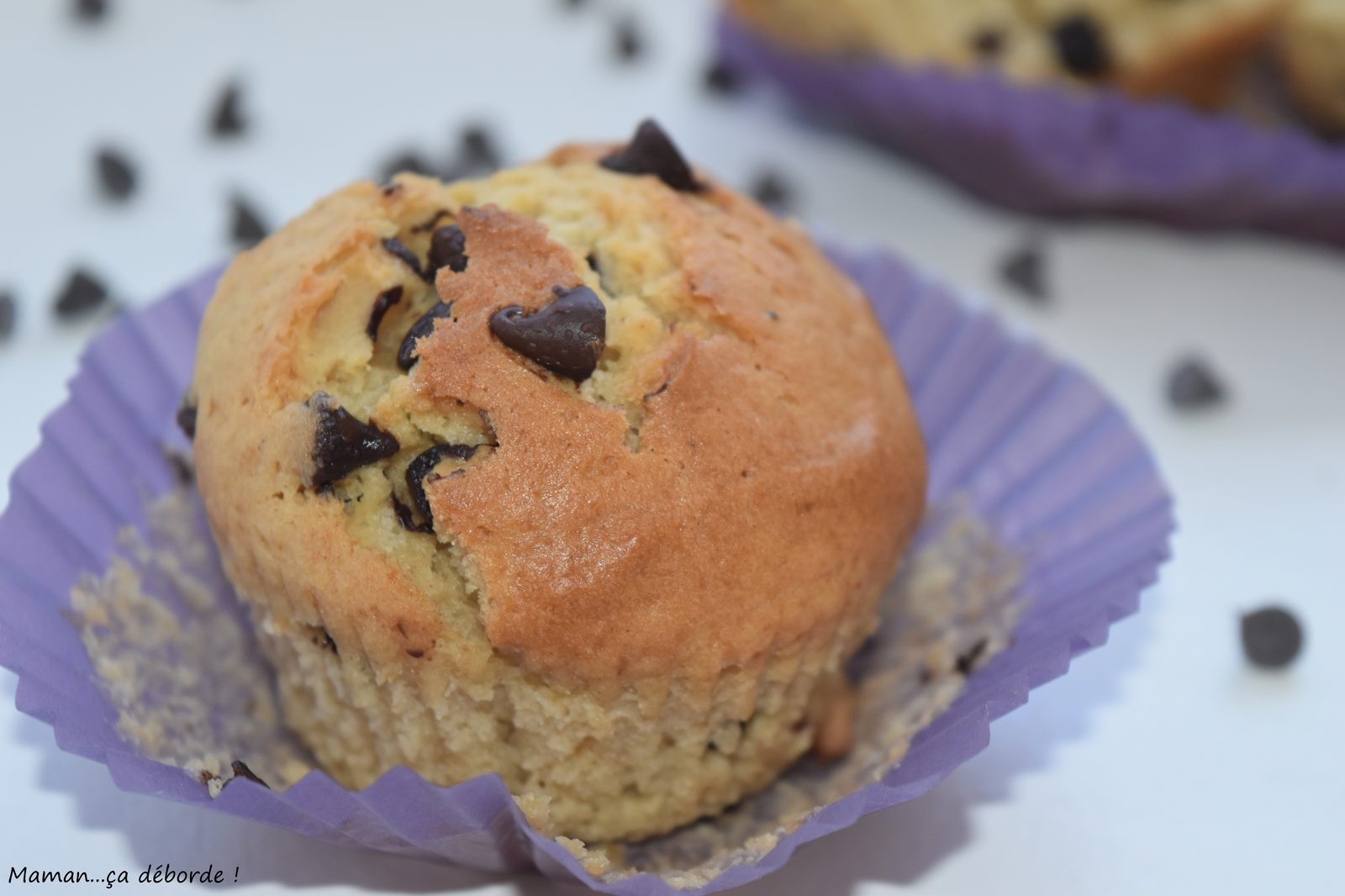 Muffins au lait ribot et aux pépites de chocolat