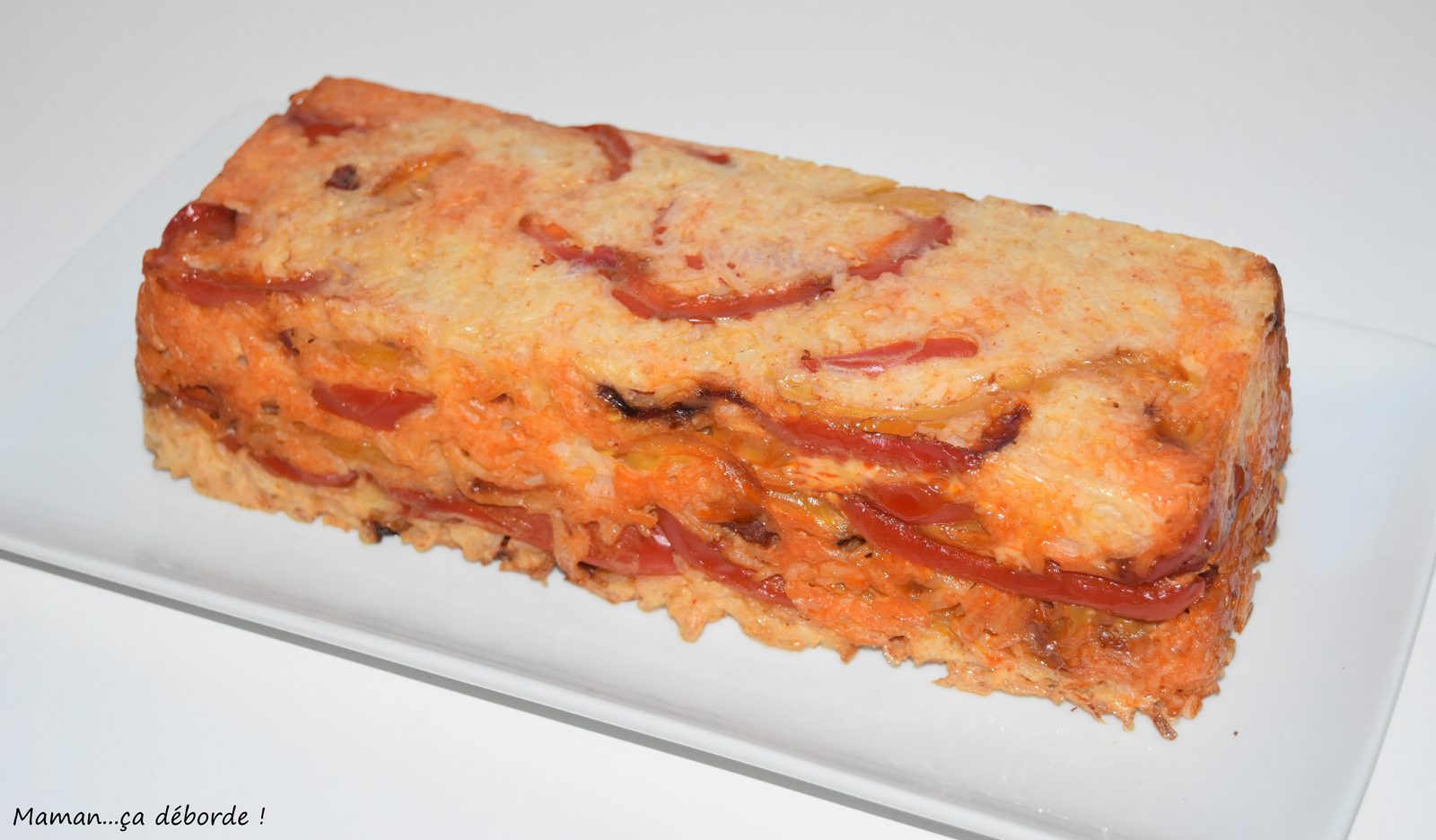 Terrine de riz aux poivrons et chorizo