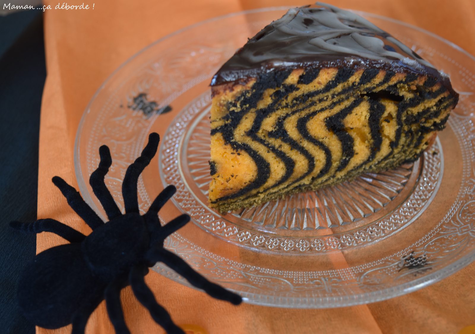 Zebra cake d'Halloween