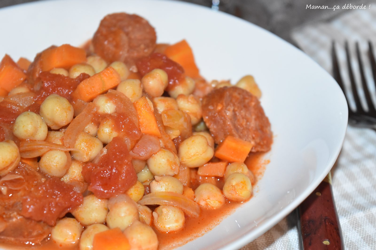Pois chiche au chorizo