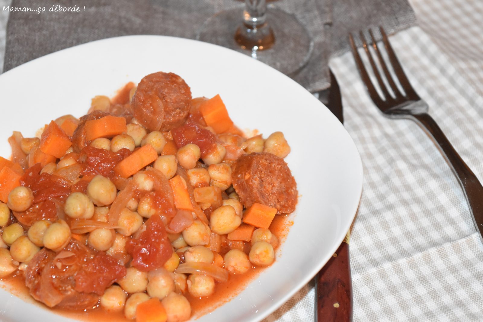 Pois chiche au chorizo
