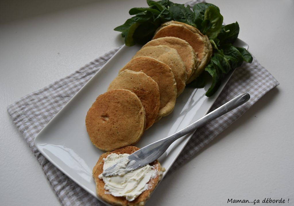 Blinis aux topinambours et aux noisettes