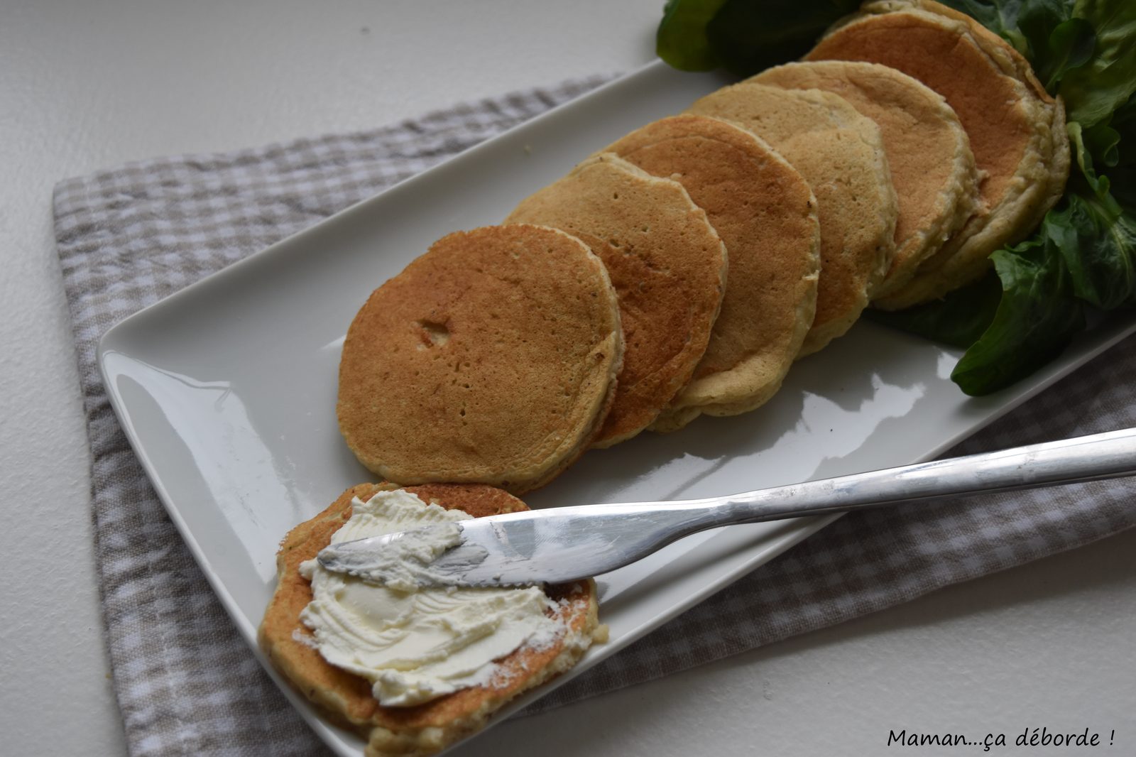 Blinis aux topinambours et aux noisettes