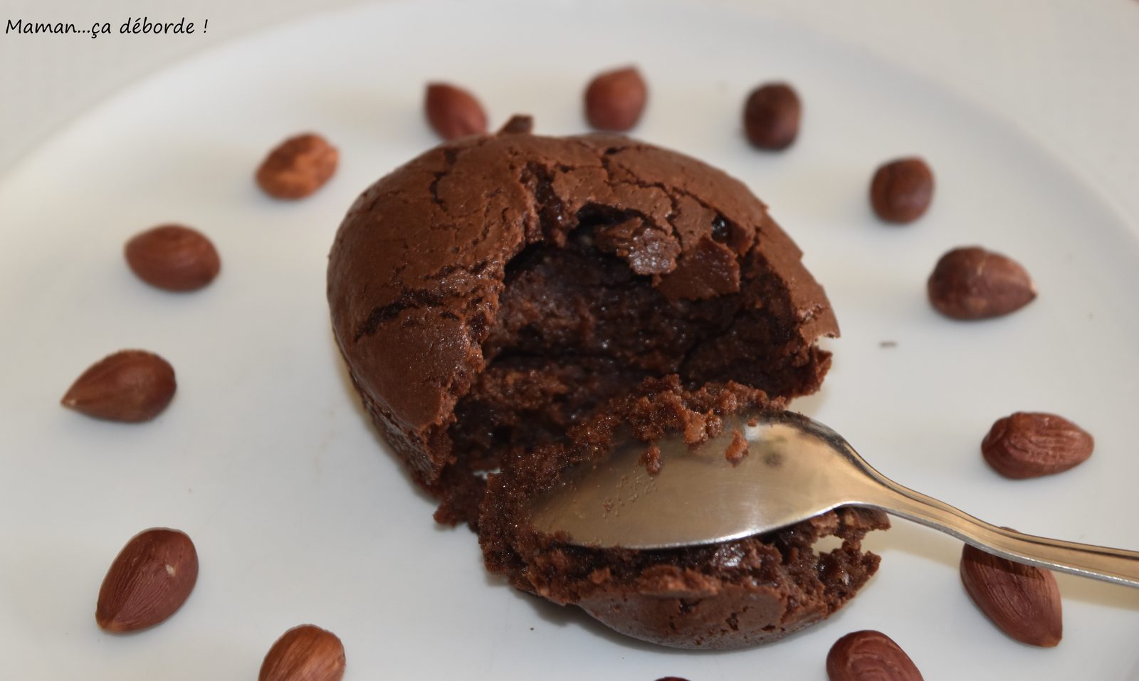 Fondant chocolat noisette sans gluten et sans lactose