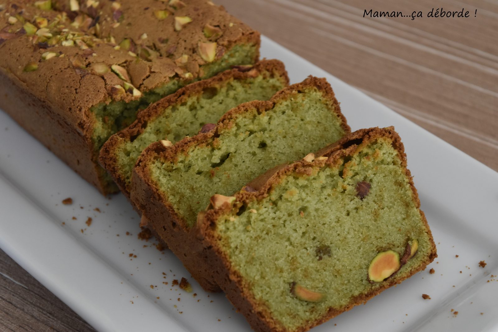 Cake à la pistache sans gluten