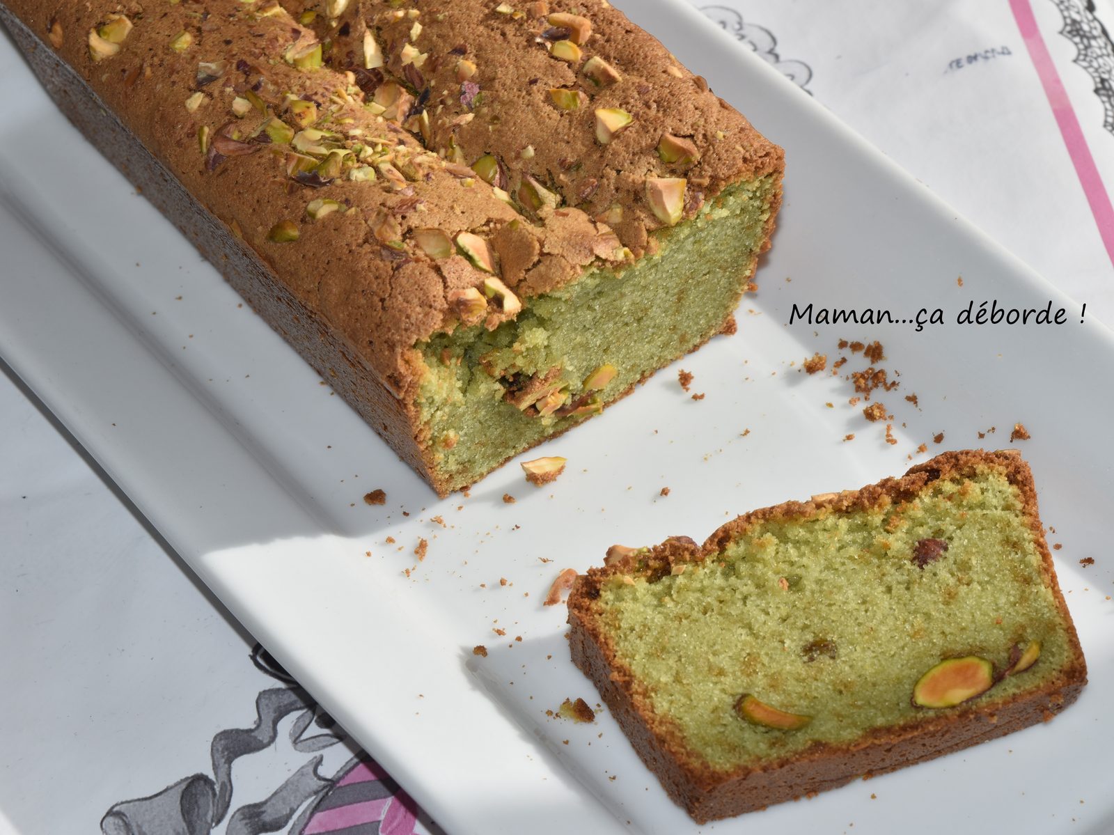 Cake à la pistache sans gluten
