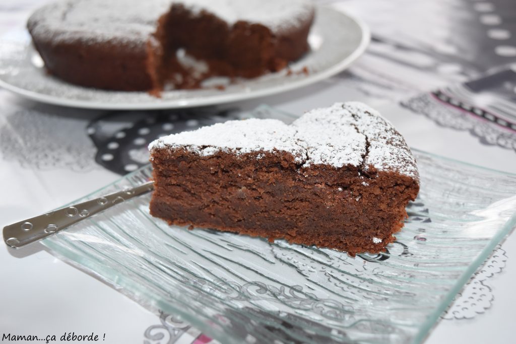 Gâteau au chocolat sans oeuf - Maman...ça déborde
