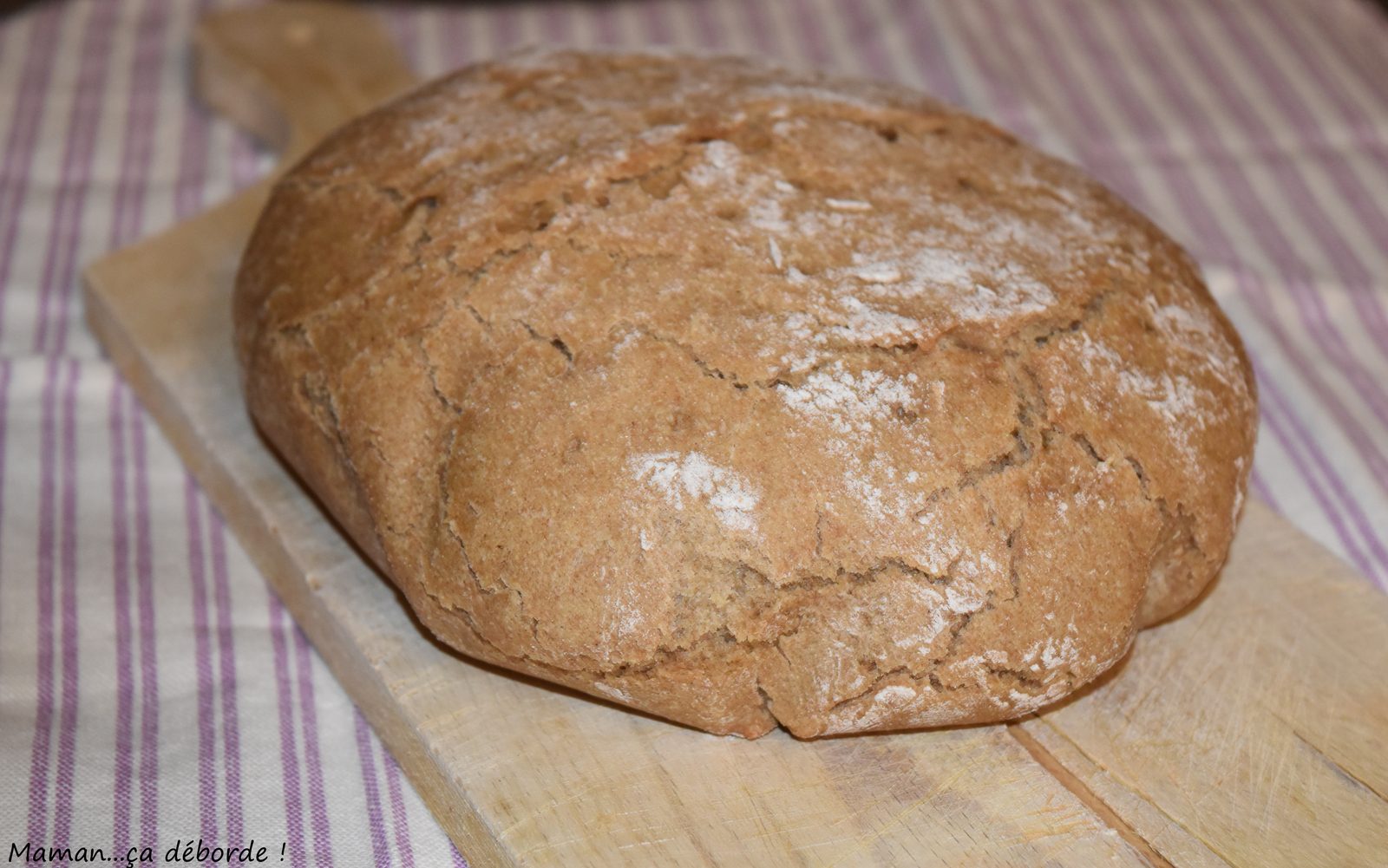 Pain au seigle et à la semoule