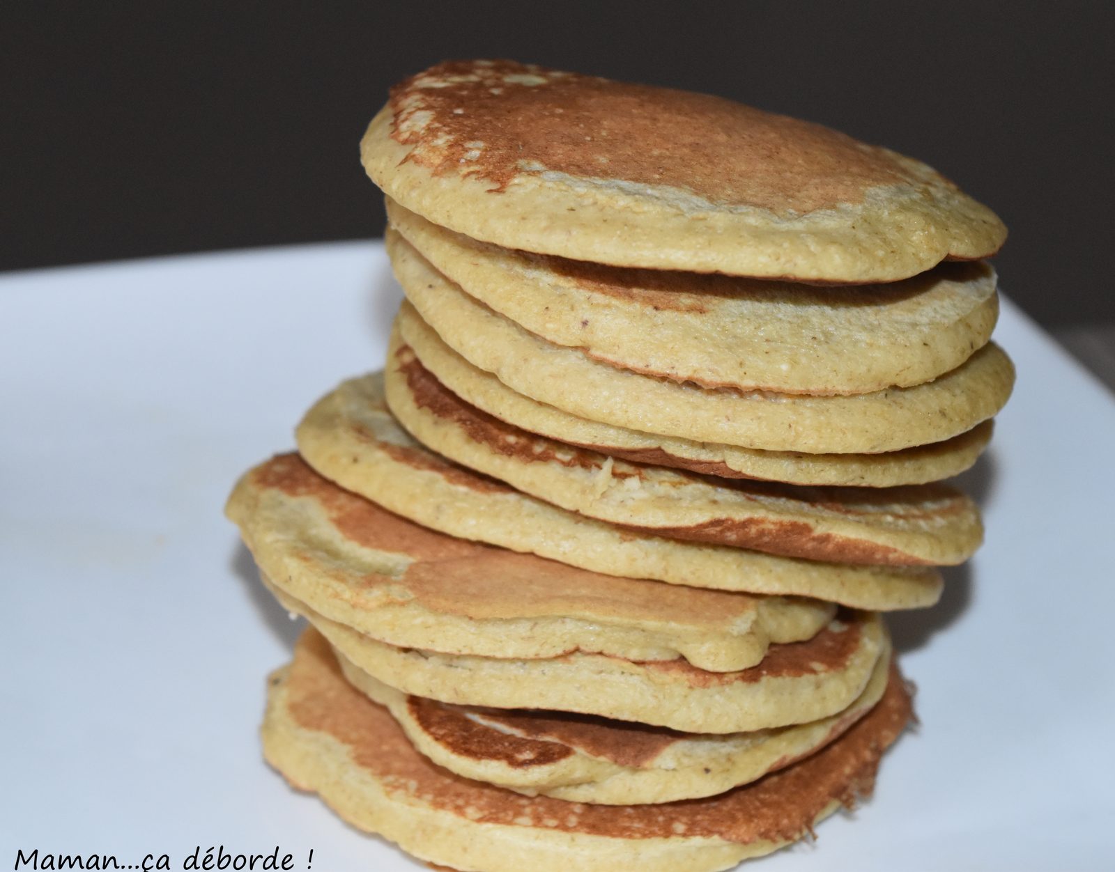 Pancake à la banane et flocons d'avoine