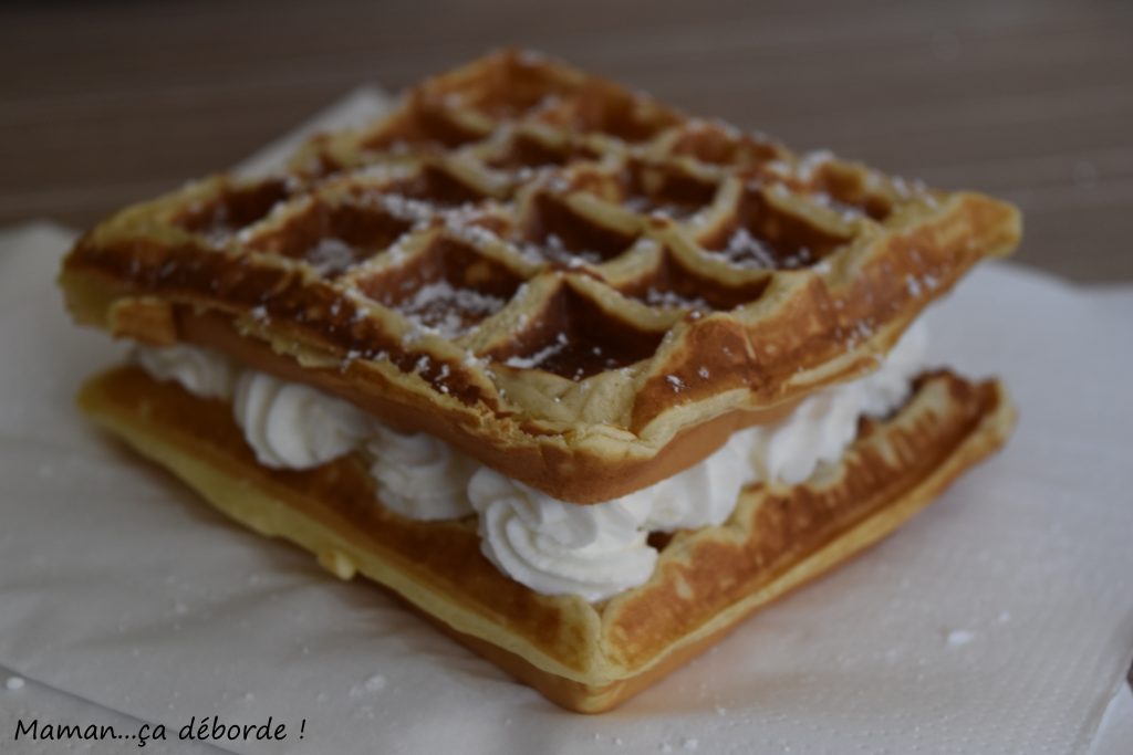 Gaufre à la chantilly