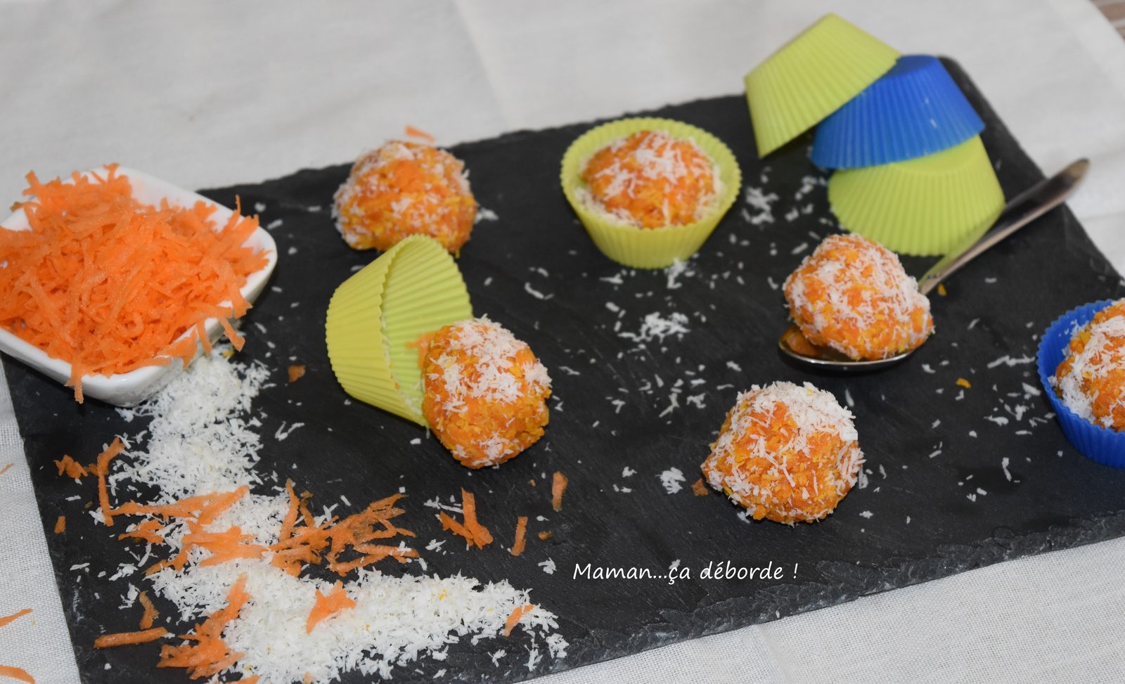 Boule carotte et noix de coco