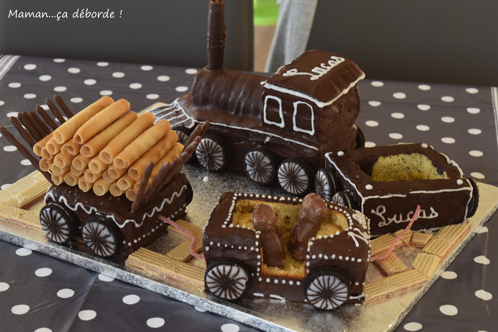 Ma locomotive : gâteau d'anniversaire en 3D