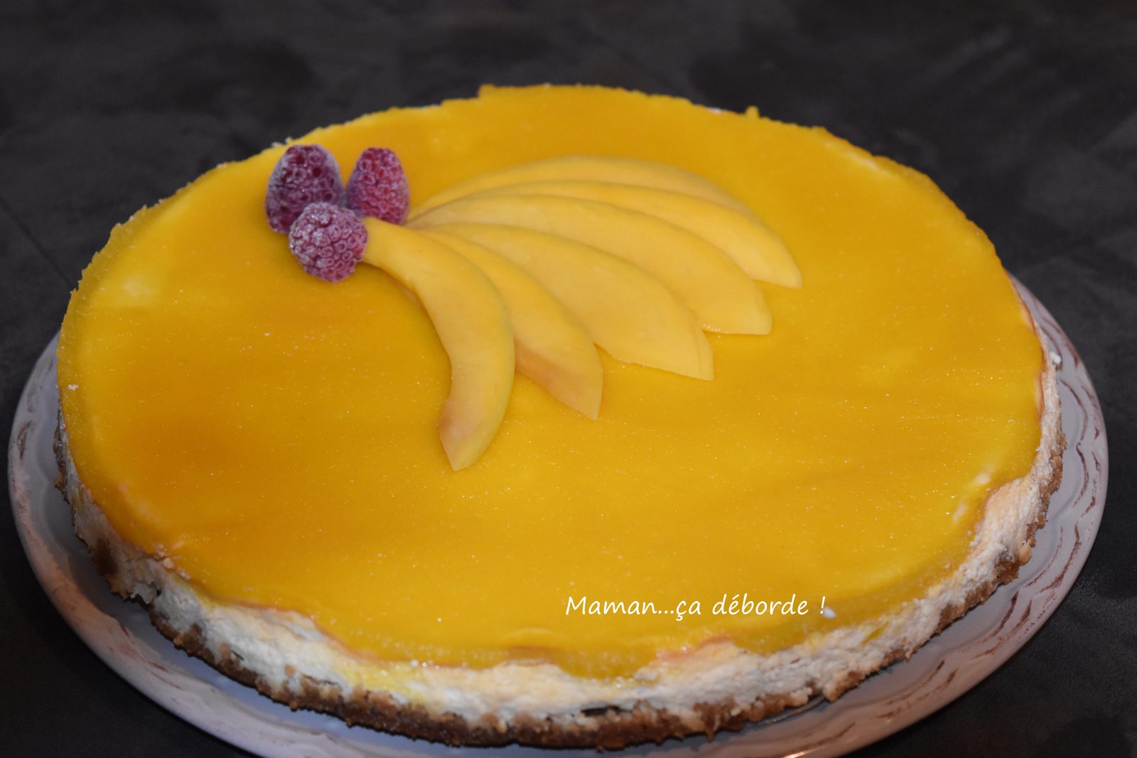 Cheesecake à la mangue
