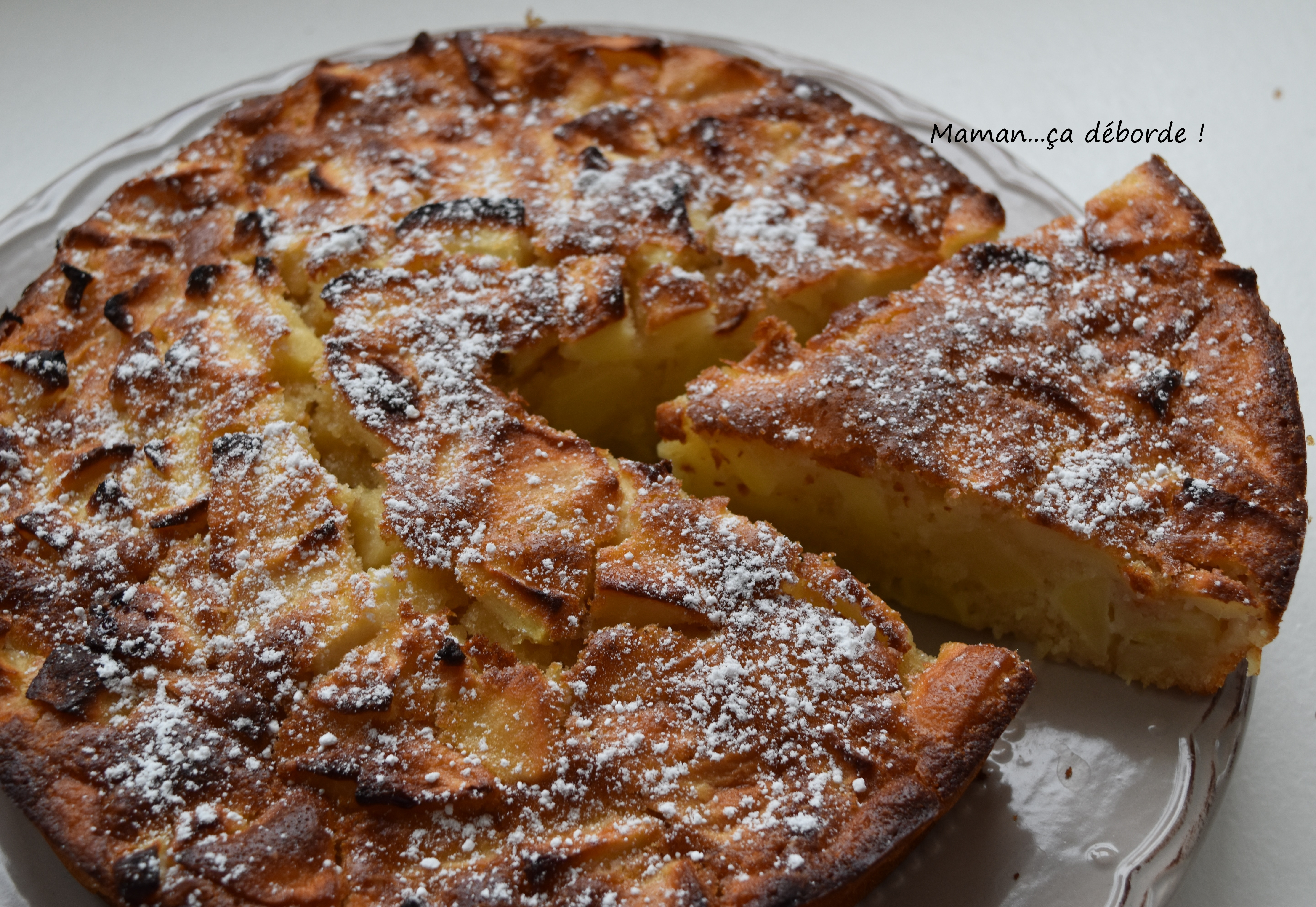 Gâteau Aux Pommes Sans Oeuf - Maman...ça Déborde