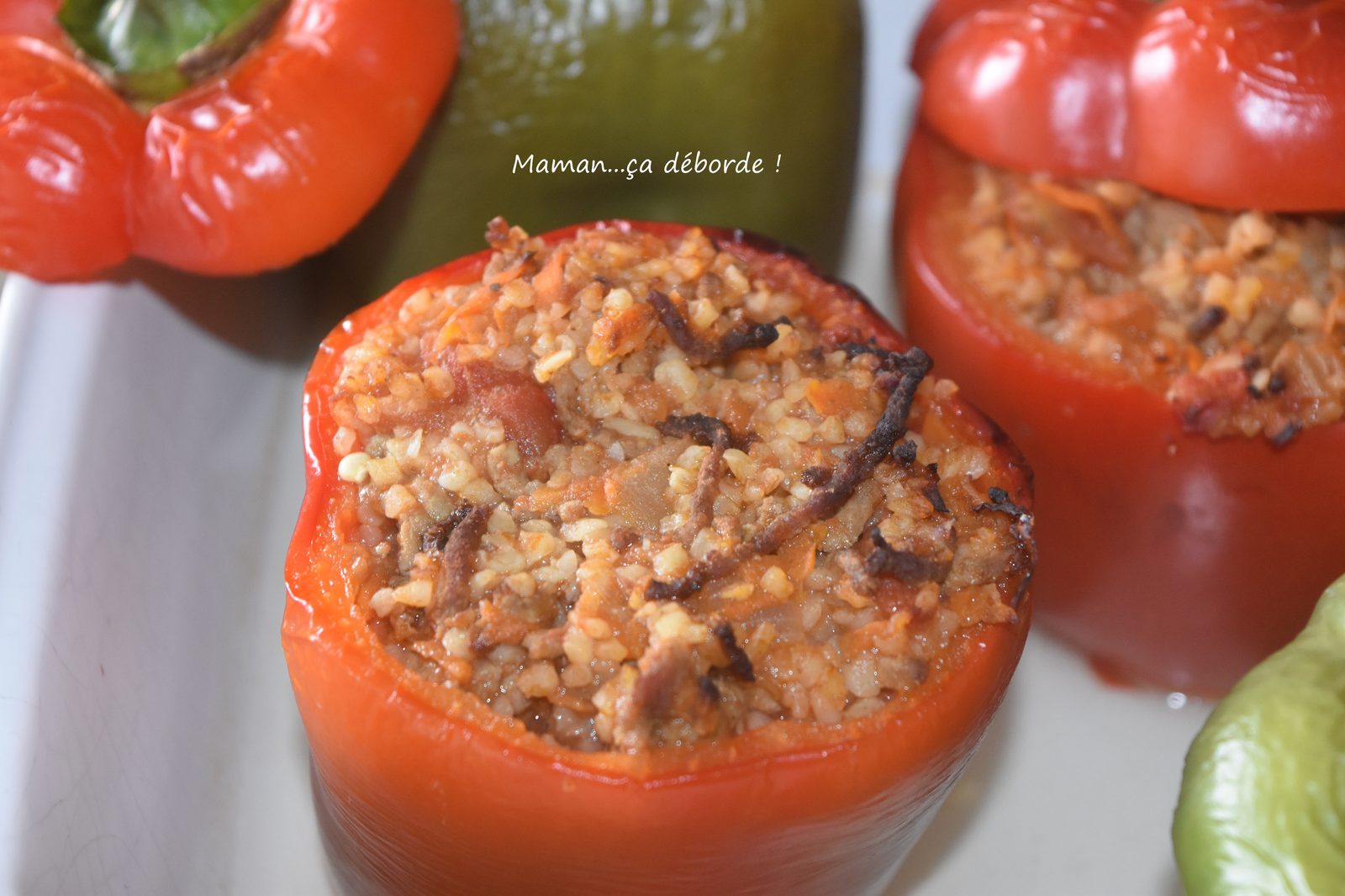 Poivrons farcis à ma façon