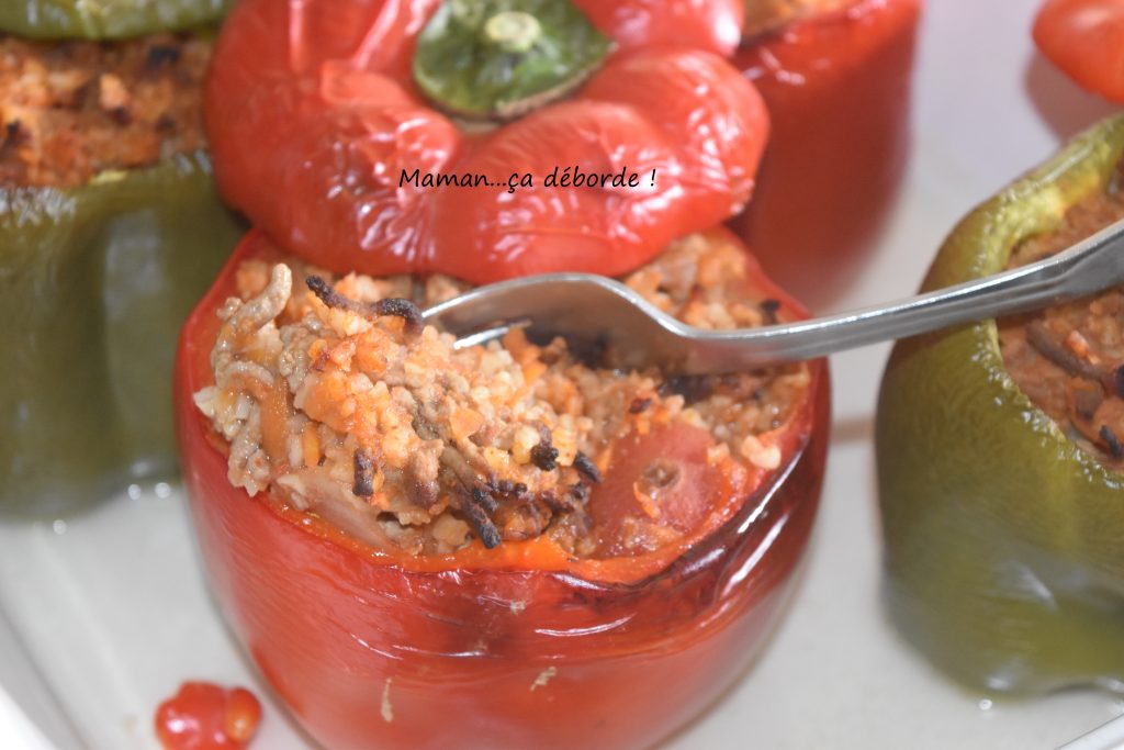 Poivrons Farcis A Ma Facon Maman Ca Deborde