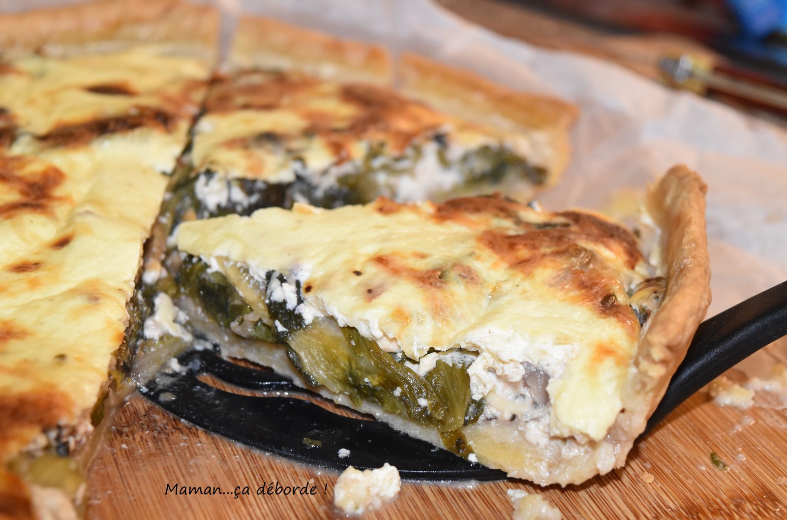 Quiche à la salade