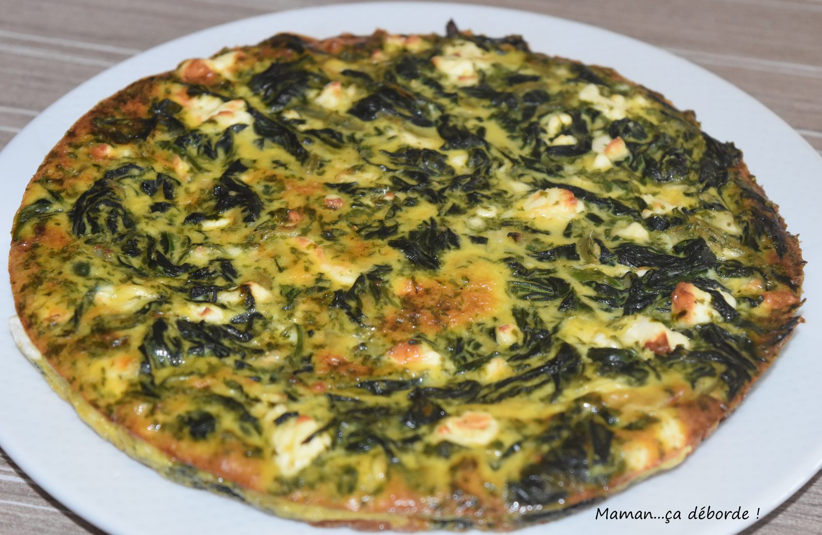 Tortilla épinard et feta