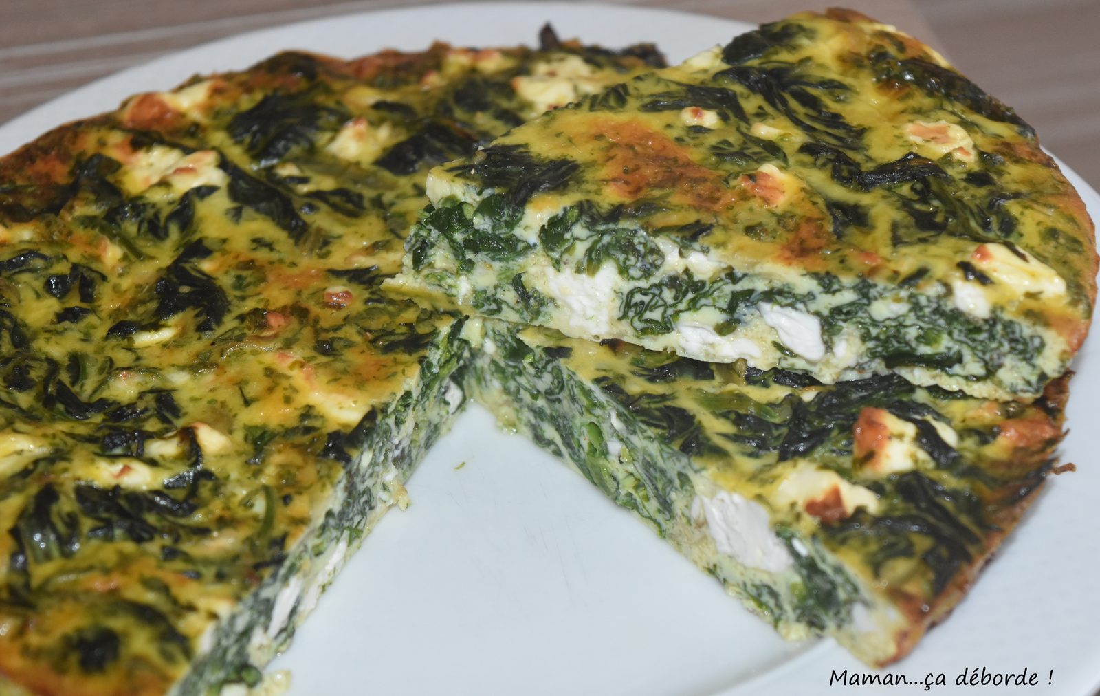 Tortilla épinard et feta