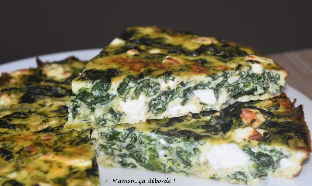 Tortilla épinard et feta - Maman...ça déborde