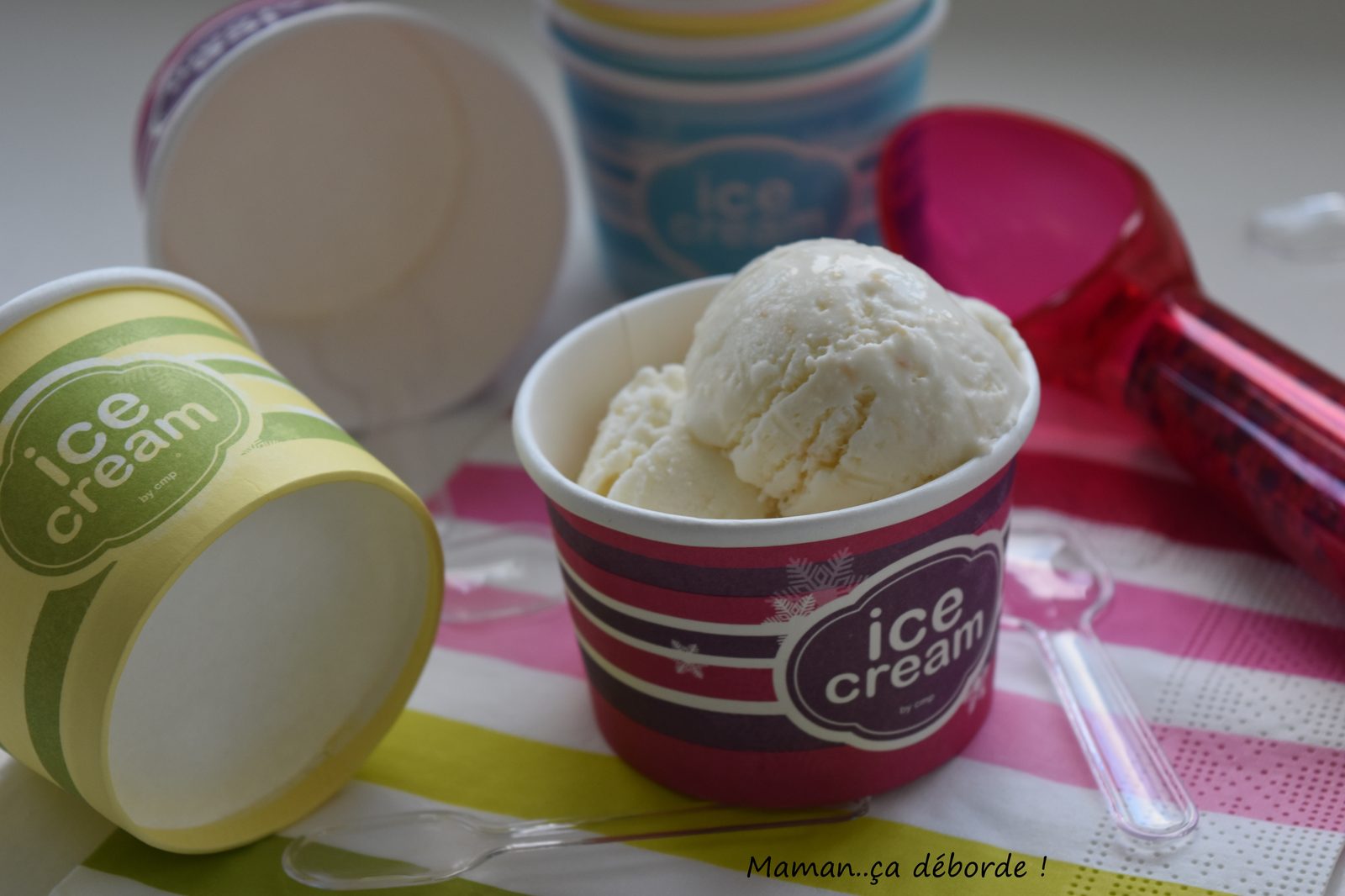 Glace à la noix de coco (sans sorbetière)