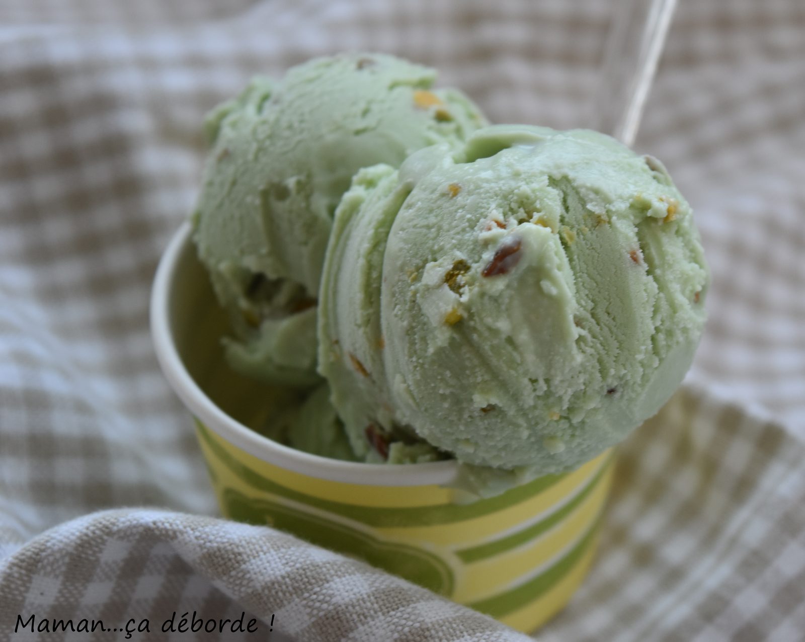 Glace à la pistache
