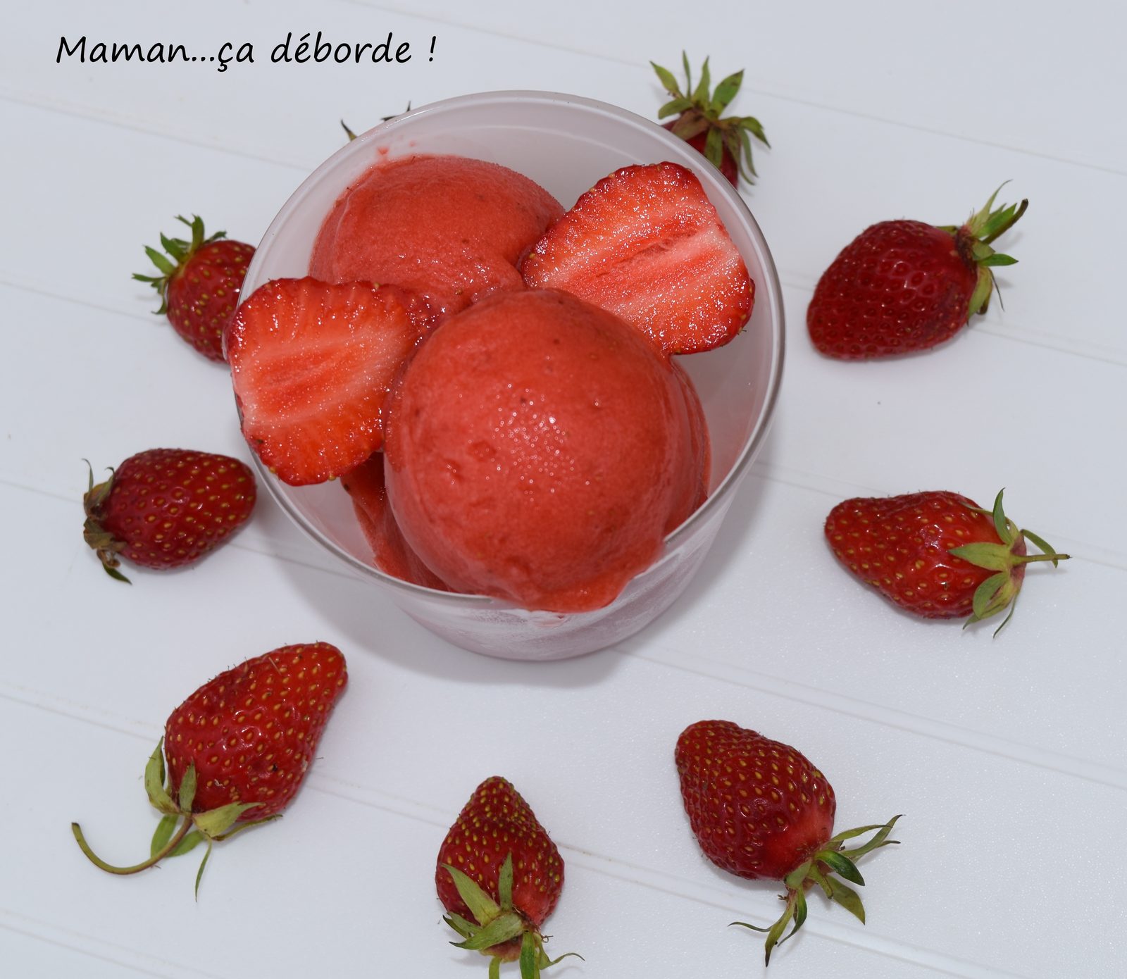Sorbet à la fraise selon Michalak
