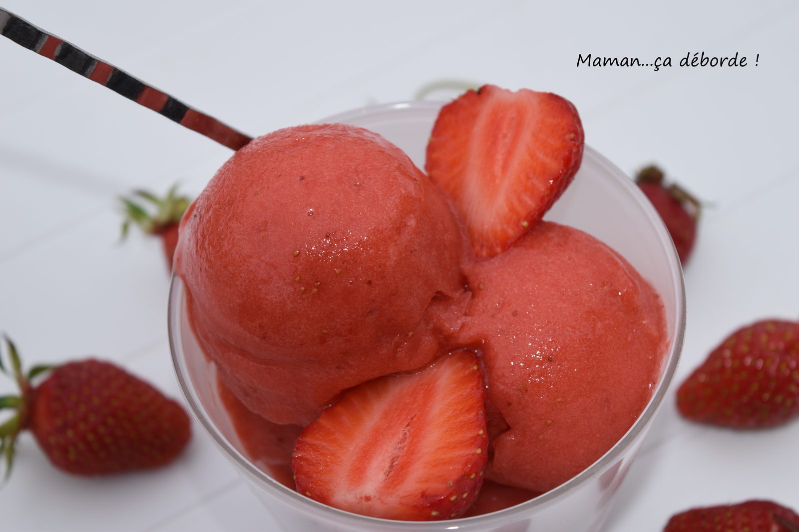 Sorbet à la fraise selon Michalak