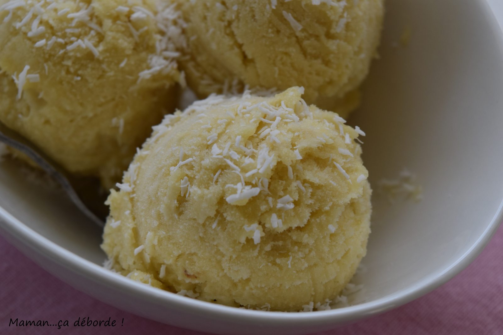 Sorbet ananas et coco