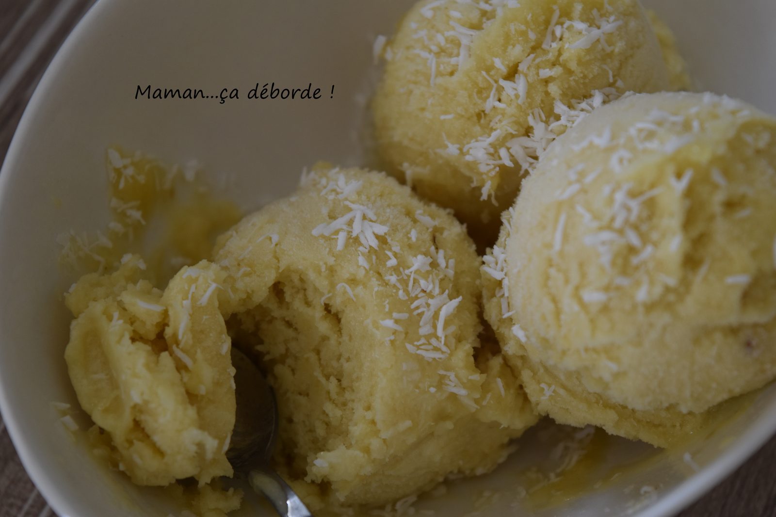Sorbet ananas et coco