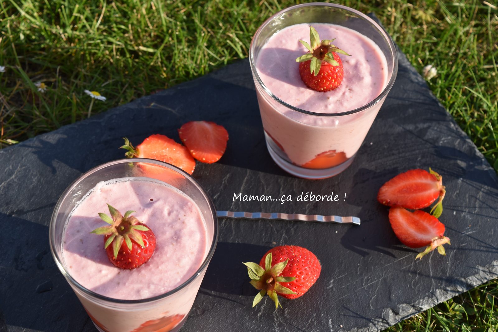 Mousse de fraise à la bricotta