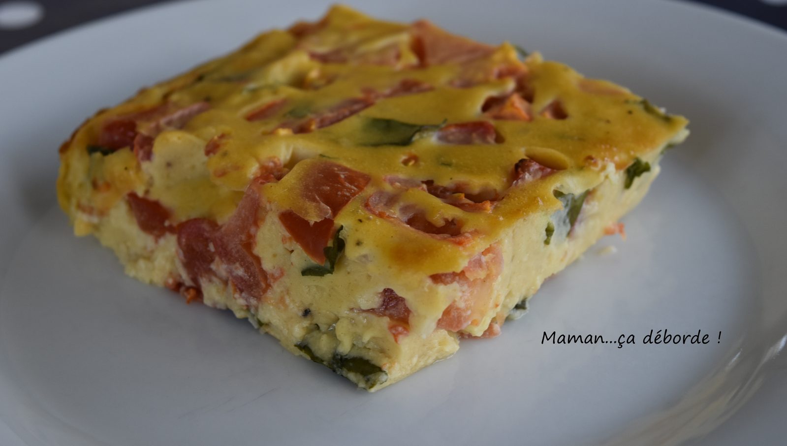 Clafoutis tomate ricotta basilic