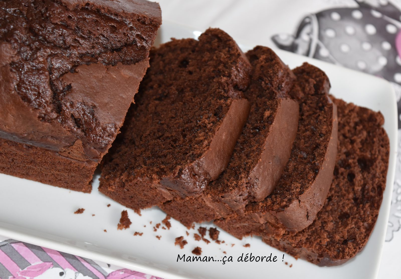 Cake au chocolat noir (léger)